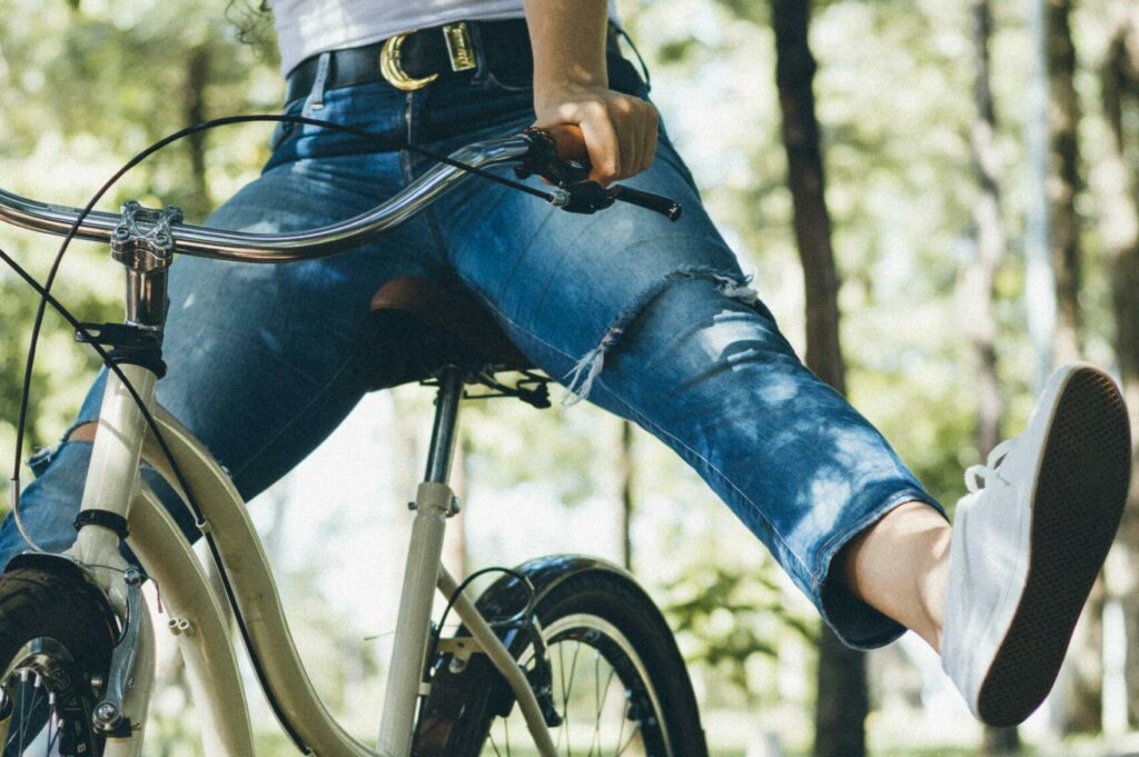 Schmerzende Scheide nach Fahrrad fahren